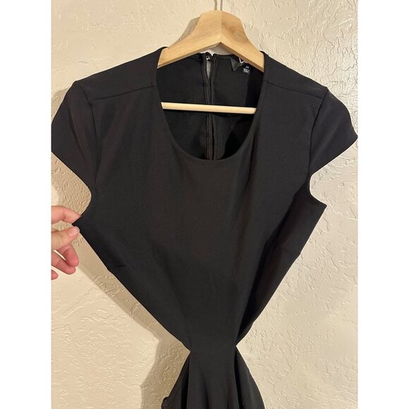 Lulus Black Conversation Piece Cutout Slit Maxi Dress - Picture 4 of 12